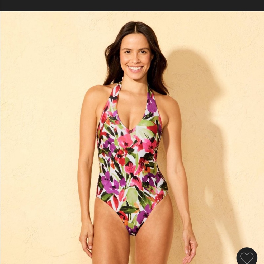 Shade & Shore Floral One-Piece Swimsuit